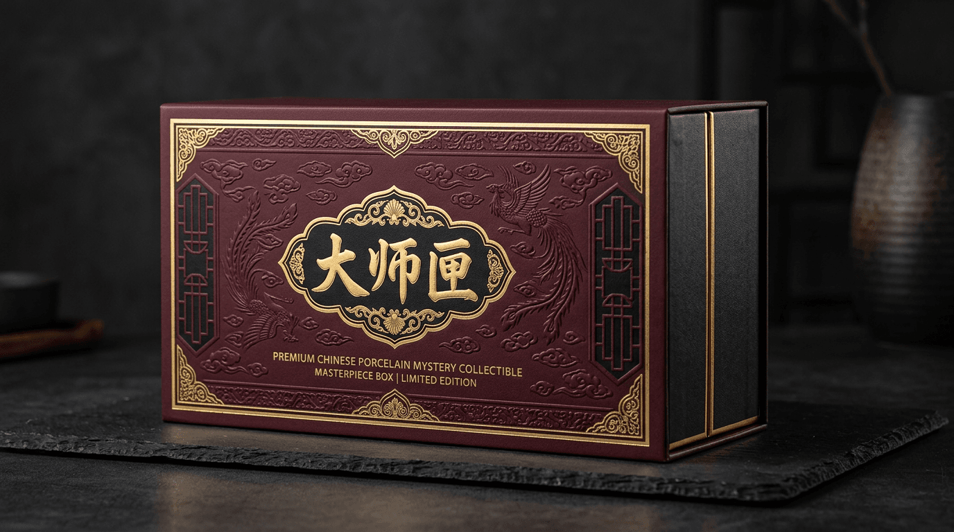 大师匣盲盒包装示意